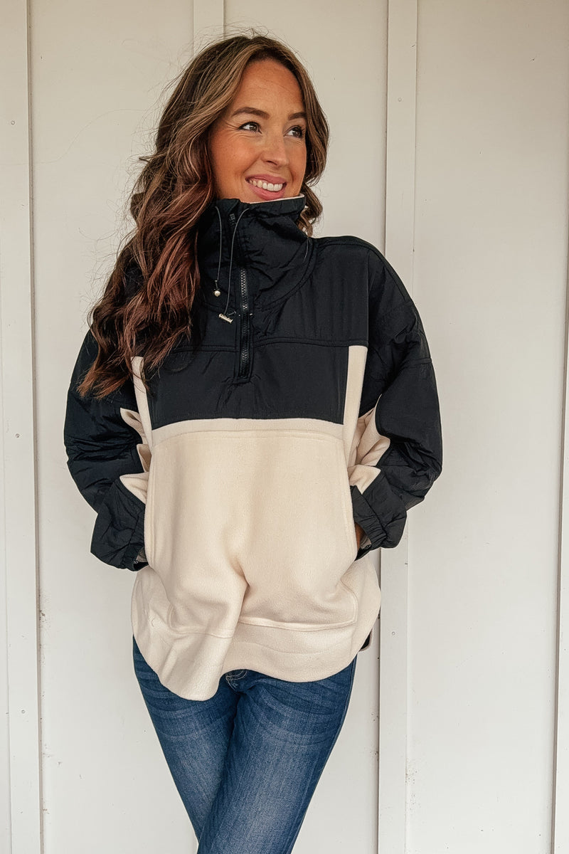 Quarter Zipped Lily Pullover