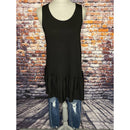 Carrie Sleeveless Ruffle Top REG & PLUS Size