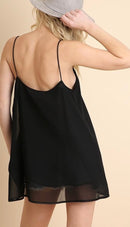 V-Neck Chiffon Tunic Tank