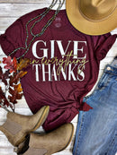 Give Thanks in Everything