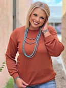 Krissy Ribbed Long Sleeve Top