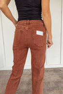 Espresso Boyfriend Denim by Risen