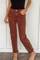 Espresso Boyfriend Denim by Risen