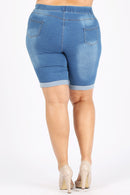 Denim Shorts-Light Blue(40)