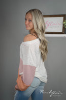 Keep Things Interesting Color Block Top