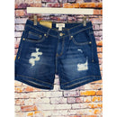 Myra Distressed Denim Shorts