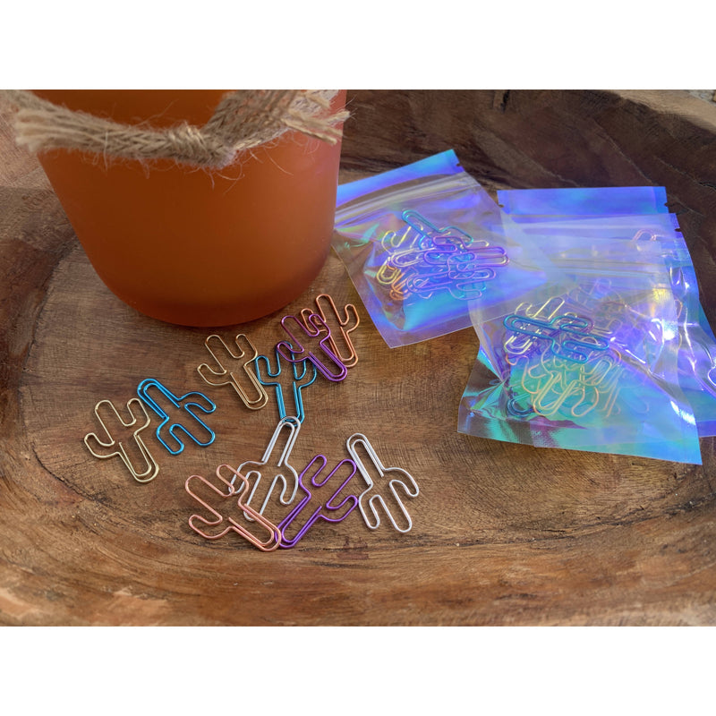 10 Piece Cactus Paperclips