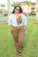 Olive Green Jumpsuit