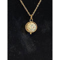 Rotating Gemstone Necklace-5 Colors