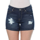 Myra Distressed Demin Shorts