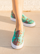 Gaby 1 Rusted Turquoise Sneakers