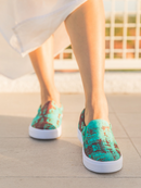 Gaby 1 Rusted Turquoise Sneakers