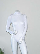 Good Lookin’ Out Turtleneck Bodysuit White