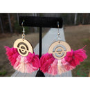 Macramé Fan Earrings