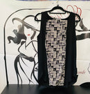 Black & White Abstract Capri(472)