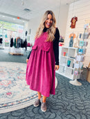 Corduroy Sleeveless Dress