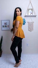 Off The Shoulders Peplum Blouse