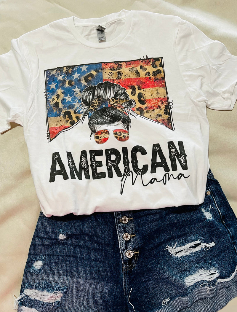Messy Bun American Mama