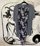 Customs-Indigo Floral Joggers(324)