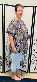 Navy Mandala Tunic(362)