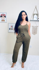 Olive Green Jumpsuit