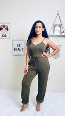 Olive Green Jumpsuit