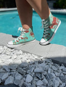 Star 24 Rusted Turquoise Hi-Top Sneakers