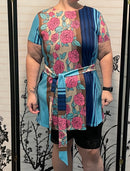 Striped Floral Dress(627)