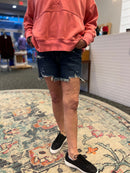 Judy Blue Rigid HW Fray Hem Shorts