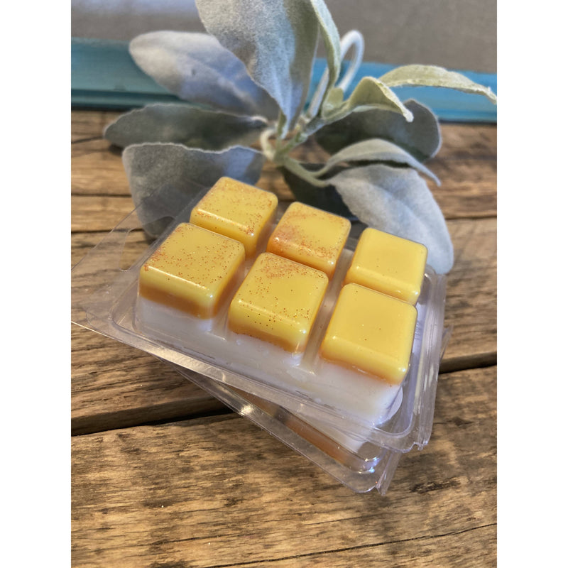 Candy corn scented wax tarts