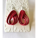 Leather Twist Earrings