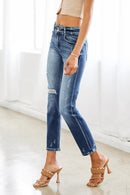 Alanis High Rise Straight Leg Jeans