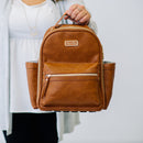 Cognac Itzy Mini Diaper Bag Backpack