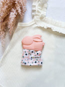 Bunny Silicone Teething Mitts