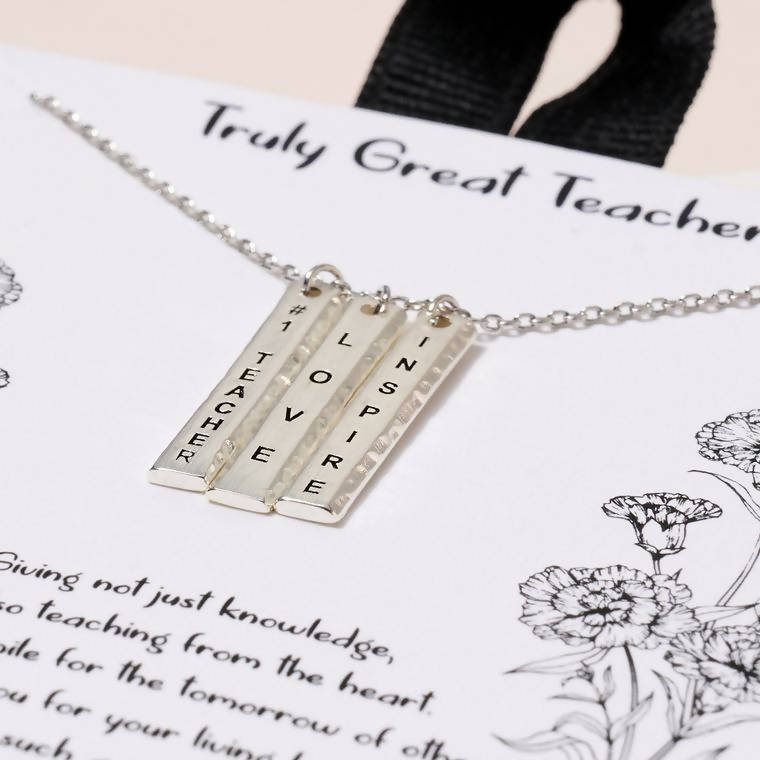 Truly Great Teacher Necklace