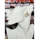 Clay Pumpkin Stud Earrings