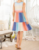 Sleeveless Ruffle Detail Dress