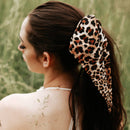Leopard Hair Tie Bohemian Scarf