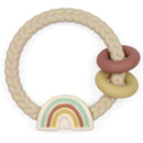 Chew Crew - Silicone Baby Teether - Neutral Rainbow