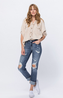 Judy Blue - Kaley Bleach Splash Boyfriend