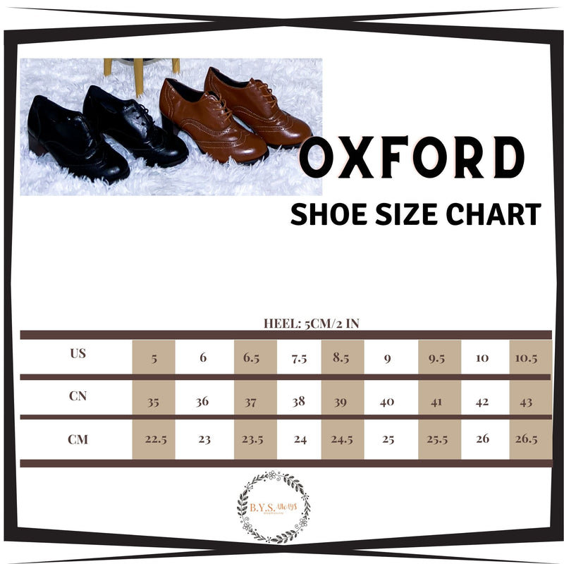 Oxford Shoes Black & Brown