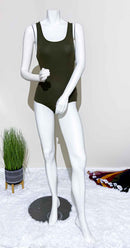 Sleeveless Scoop Neck Bodysuit