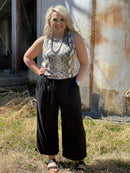 Black Trousers - Crop Length