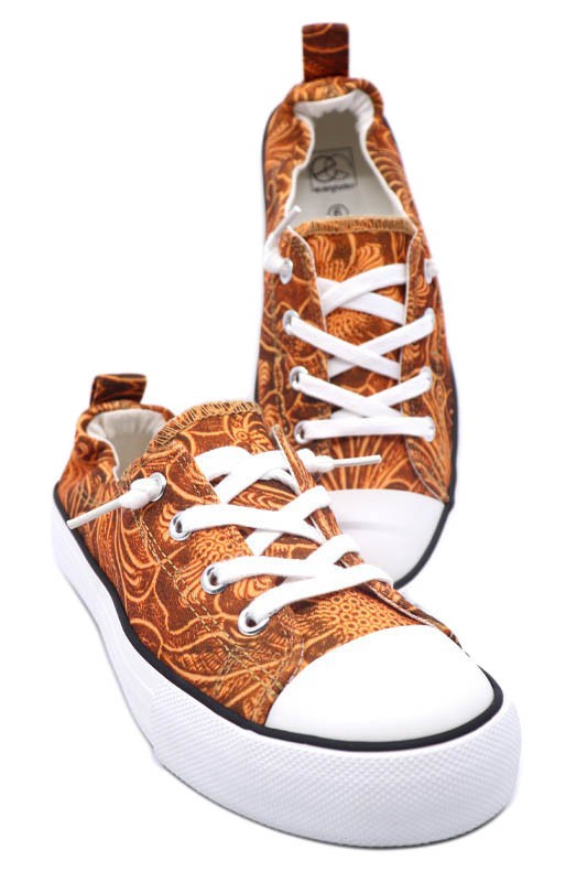 Star 23 Tooled Canvas Sneakers
