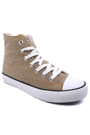 Star 24 Taupe Hi-Top Sneakers