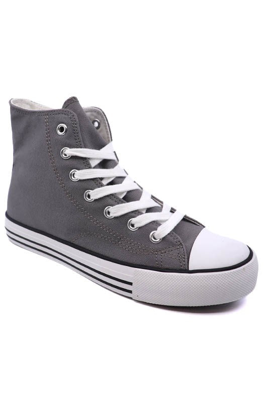 Star 24 Gray Hi-Top Sneakers