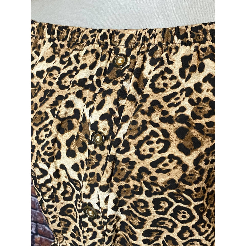 Leopard Off Shoulder Dress