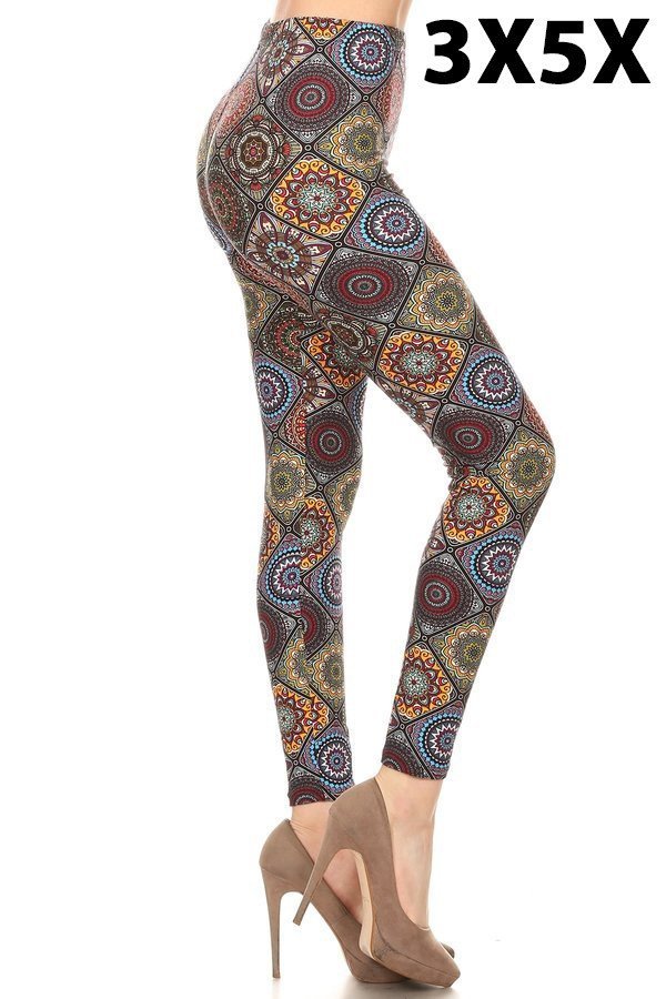 Cubic Stained Glass Leggings(159)
