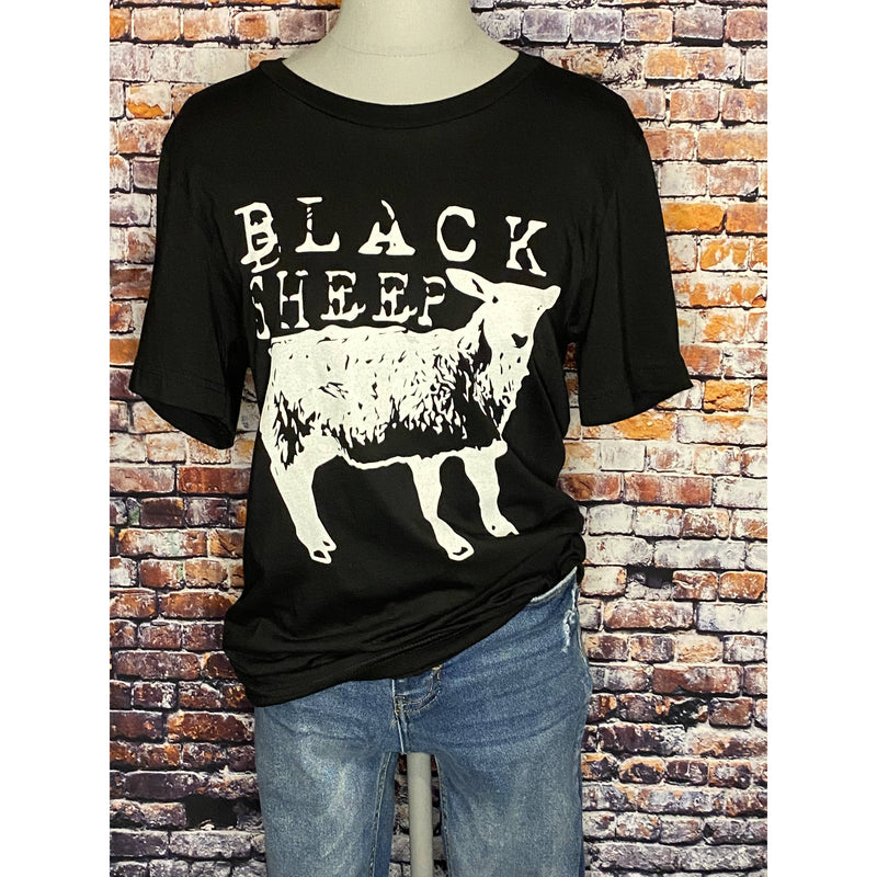 Black Sheep Graphic Tee, Reg & Plus Size
