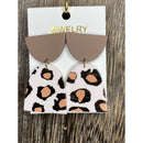 Lopsided Leopard Earrings